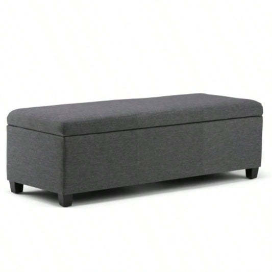 Avalon - Storage Ottoman - Slate