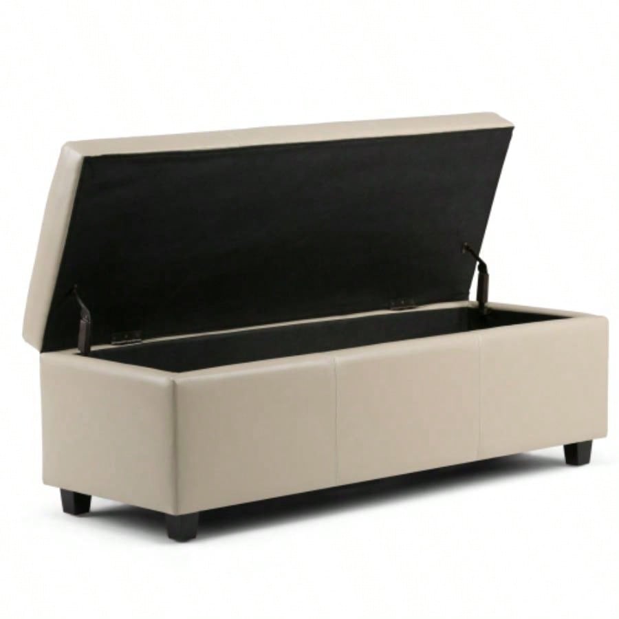 Avalon - Storage Ottoman - Satin