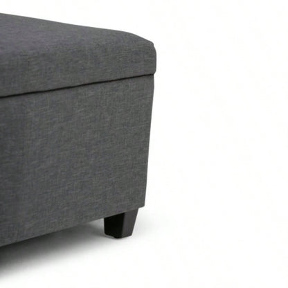 Avalon - Storage Ottoman - Slate
