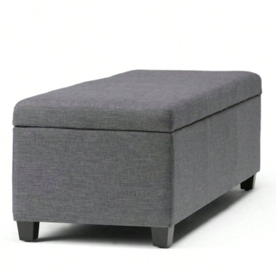 Avalon - Storage Ottoman - Slate