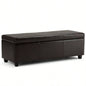 Avalon - Storage Ottoman - Tanners Brown