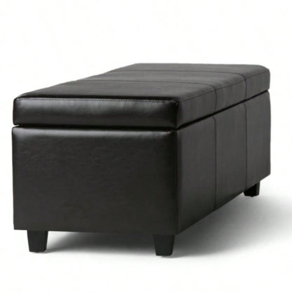 Avalon - Storage Ottoman - Tanners Brown