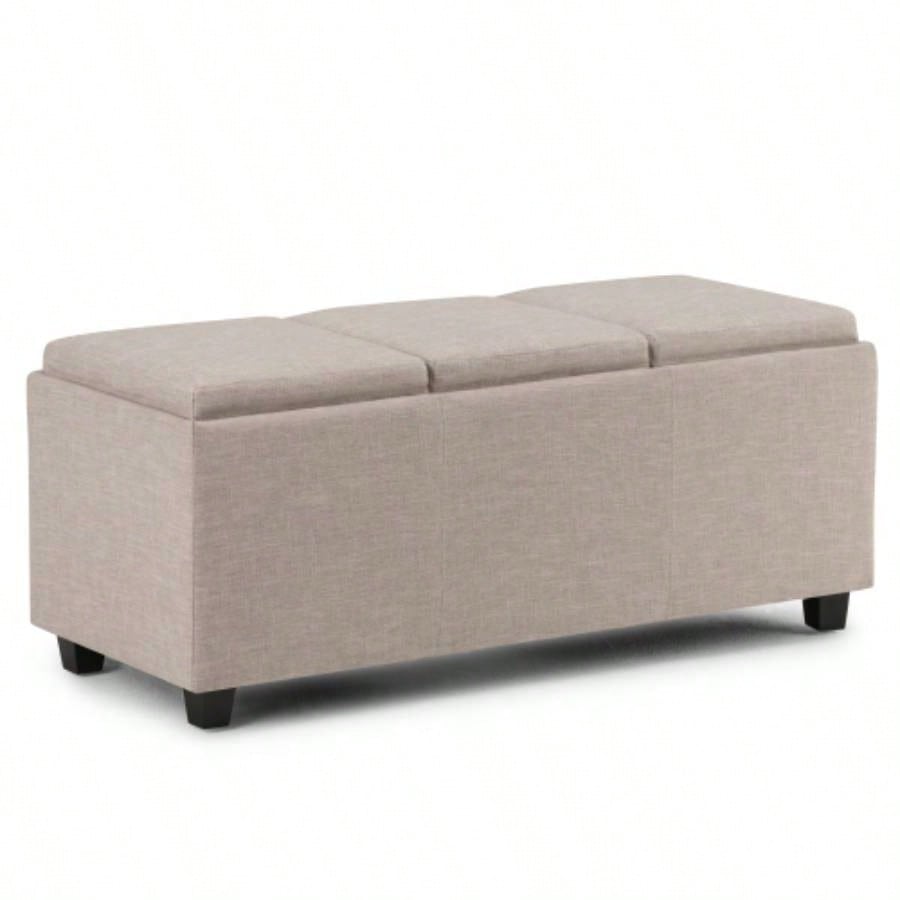 Avalon - Storage Ottoman - Natural