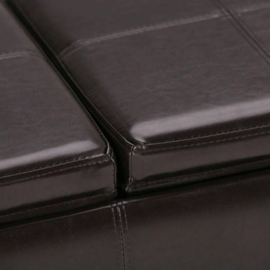 Avalon - Storage Ottoman - Tanners Brown