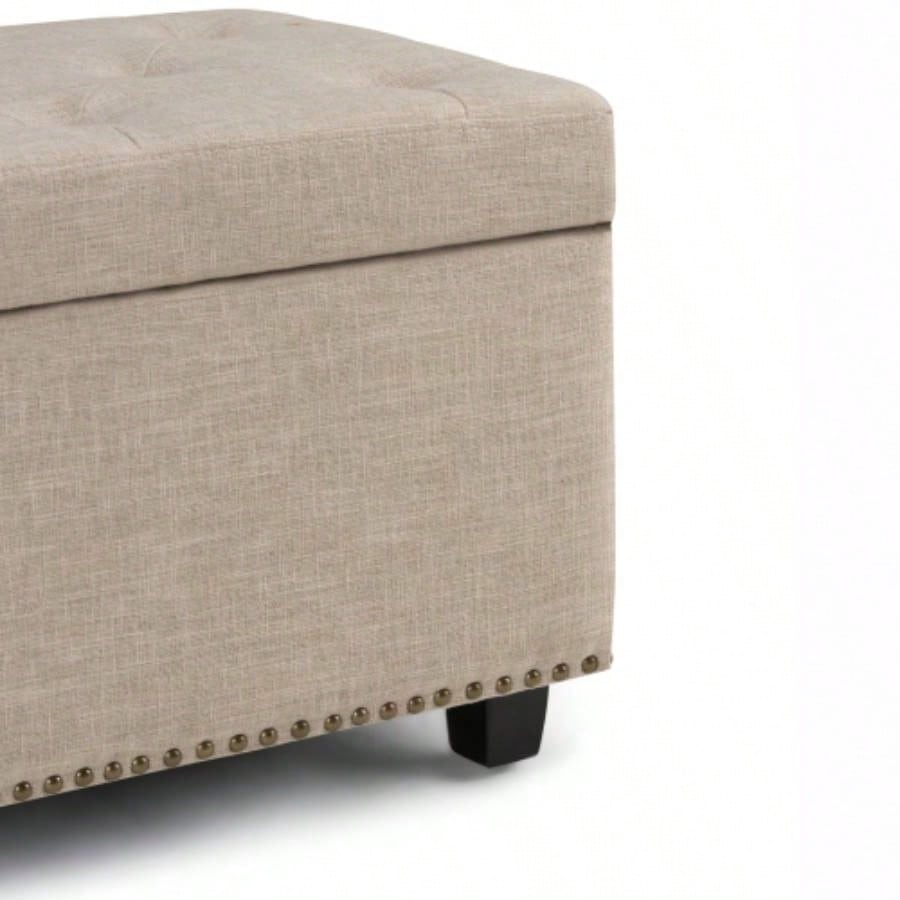 - Storage Ottoman - Natural