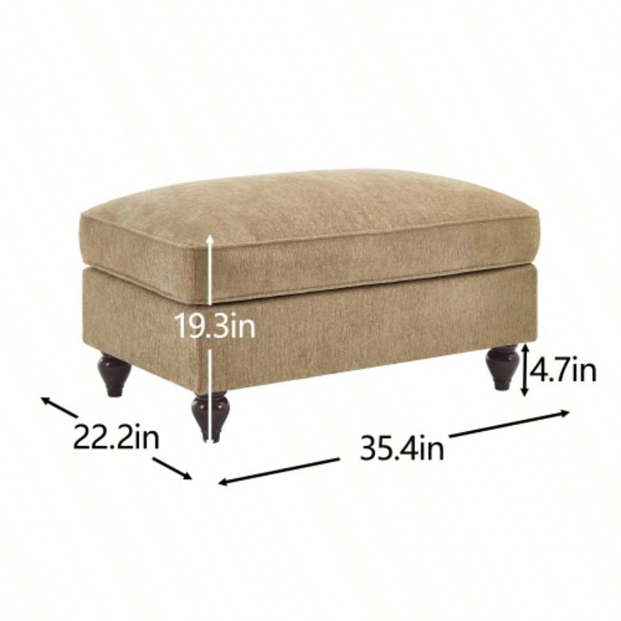 Ottoman Chenille - Light Coffee