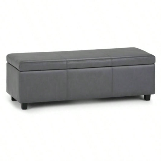 Avalon - Storage Ottoman - Stone