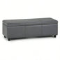 Avalon - Storage Ottoman - Stone
