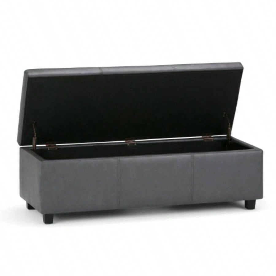 Avalon - Storage Ottoman - Stone