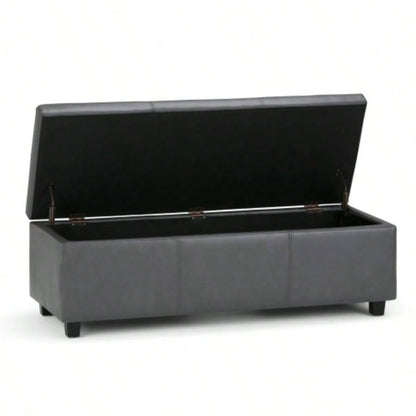 Avalon - Storage Ottoman - Stone