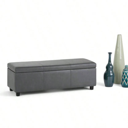 Avalon - Storage Ottoman - Stone
