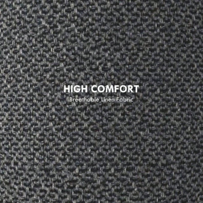 HOMCOM Storage Ottoman, Round Stool Chair with Cushioned Top, Gray