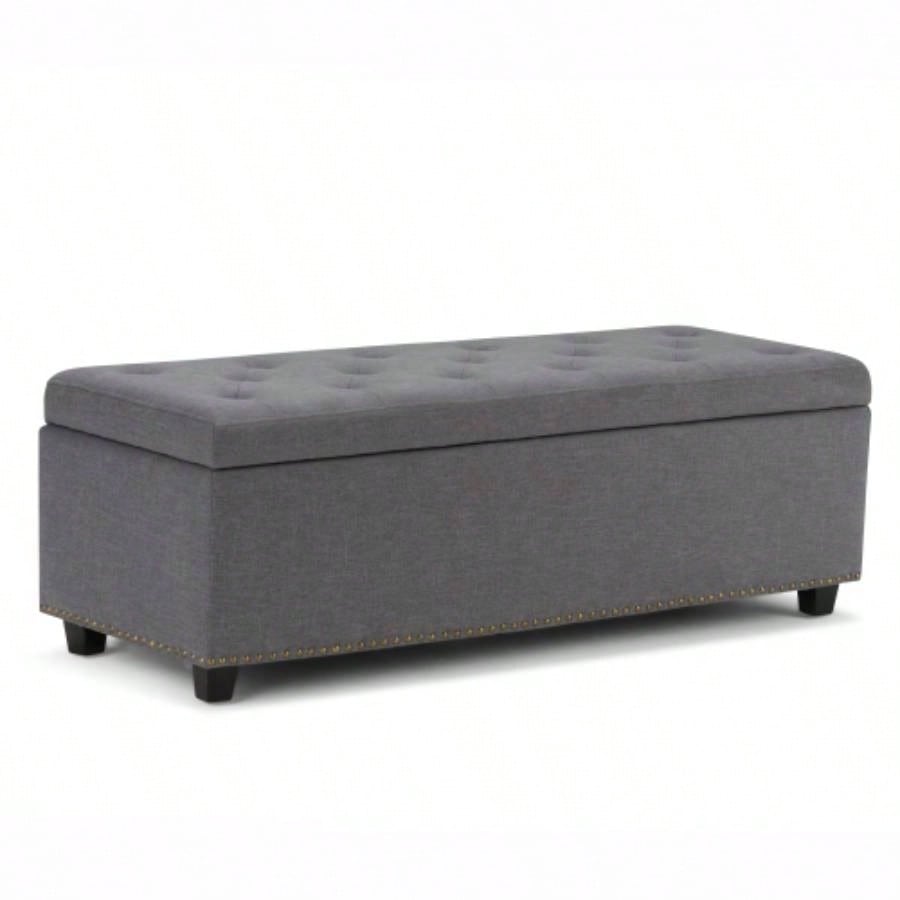 - Storage Ottoman - Slate