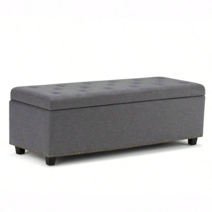 - Storage Ottoman - Slate