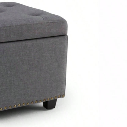 - Storage Ottoman - Slate