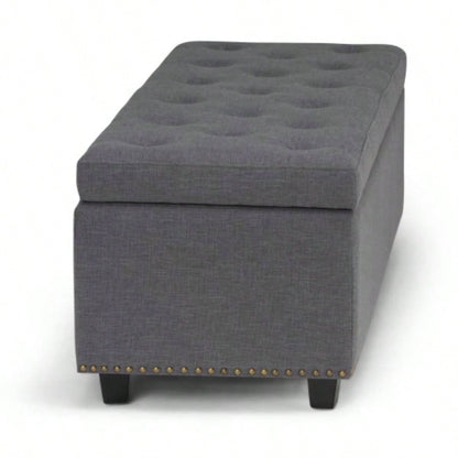 - Storage Ottoman - Slate