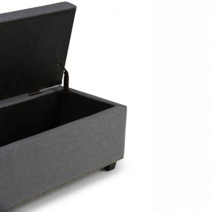 - Storage Ottoman - Slate