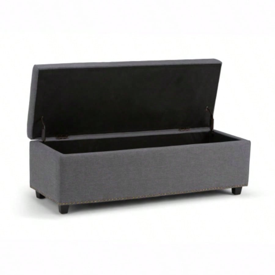 - Storage Ottoman - Slate