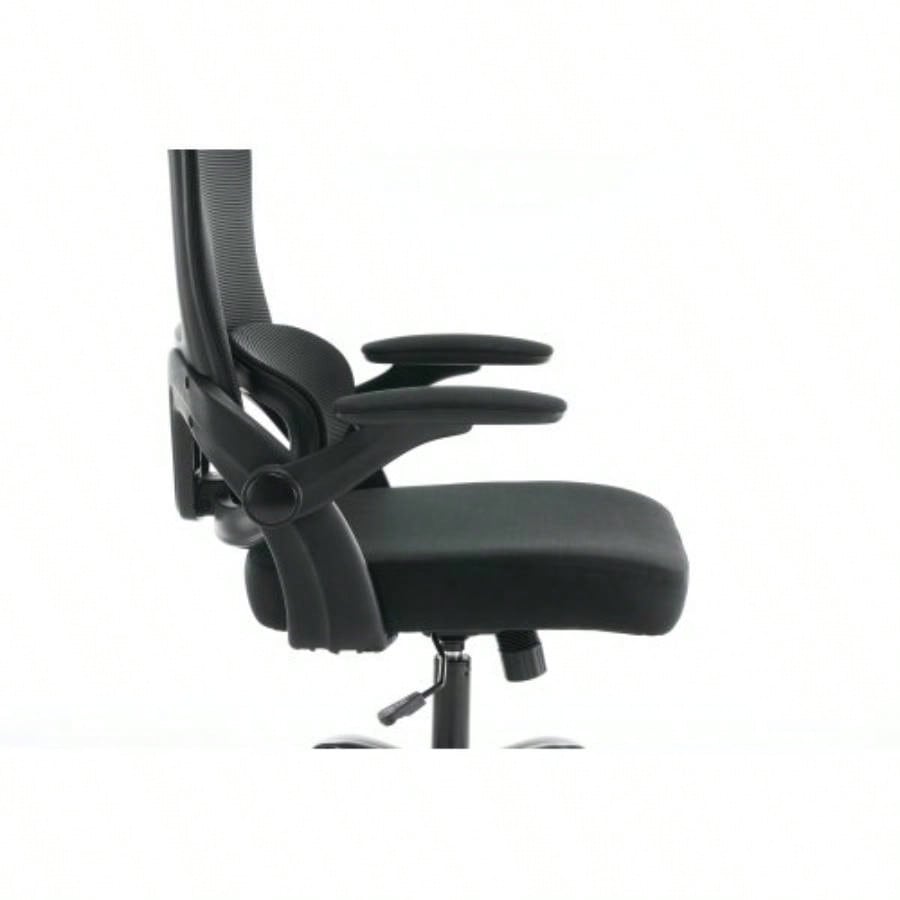 Ergonomic Mesh Office Chair, High Back Desk Chair with 3D Armrests, UpDown Lumbar Support, Swivel Computer Task Chair with Adjustable 2D Headrest, Tilt Function Black