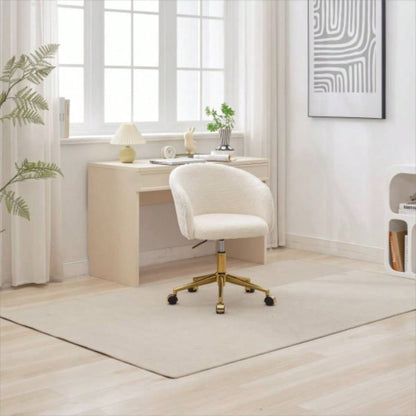 Hengming Golden foot office chair, modern armchair, height adjustable, rotary cosmetic chair, bedroom, set of 1