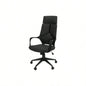 Office Chair, Adjustable Height, Swivel, Ergonomic, Armrests, Computer Desk, Work, Black Fabric, Black Metal, Contemporary, Modern