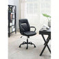 OFFICE CHAIR in Black Faux Leather