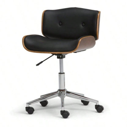 - Bentwood Office Chair - Black/ Natural