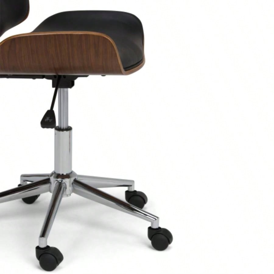 - Bentwood Office Chair - Black/ Natural