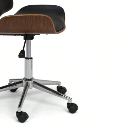 - Bentwood Office Chair - Black/ Natural