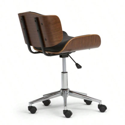 - Bentwood Office Chair - Black/ Natural