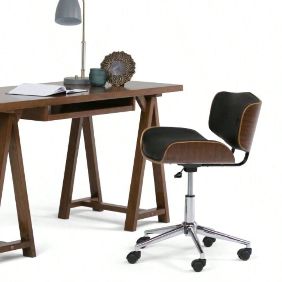 - Bentwood Office Chair - Black/ Natural