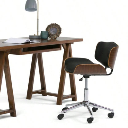 - Bentwood Office Chair - Black/ Natural