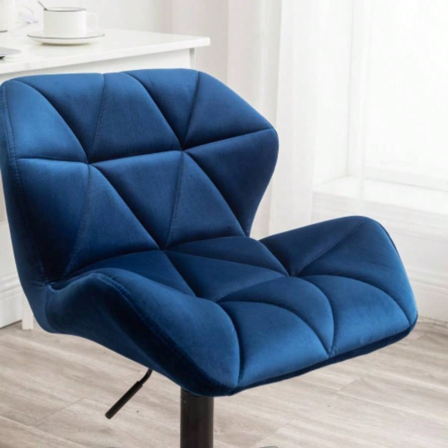 Eldon Tufted Adjustable Swivel Office Chair, Blue