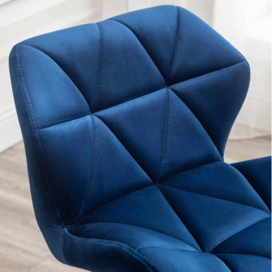 Eldon Tufted Adjustable Swivel Office Chair, Blue