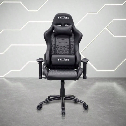 Techni Sport TS - 5100 Ergonomic High Back Racer Style PC Gaming Chair, Black