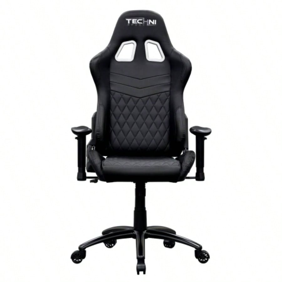 Techni Sport TS - 5100 Ergonomic High Back Racer Style PC Gaming Chair, Black
