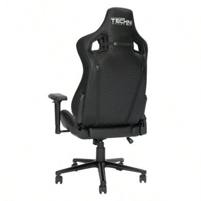 Techni Sport TS - 83 Ergonomic High Back Racer Style PC Gaming Chair, Black