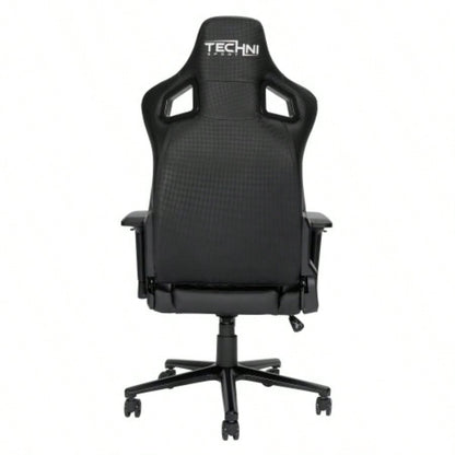Techni Sport TS - 83 Ergonomic High Back Racer Style PC Gaming Chair, Black