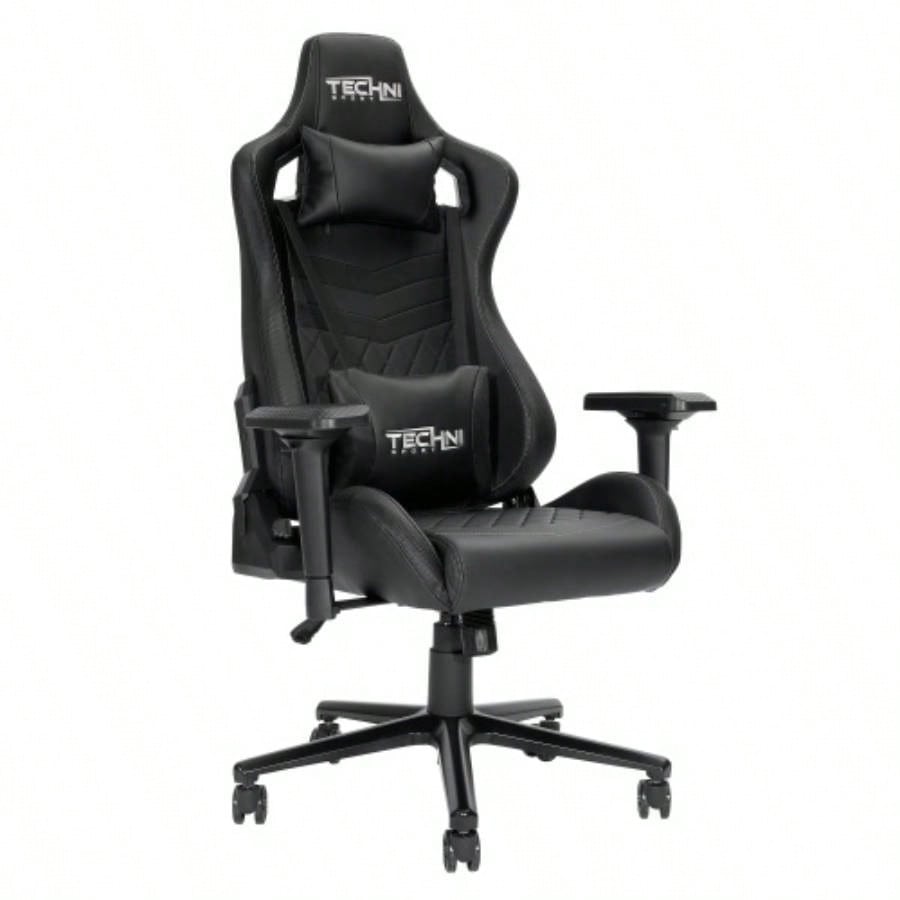 Techni Sport TS - 83 Ergonomic High Back Racer Style PC Gaming Chair, Black