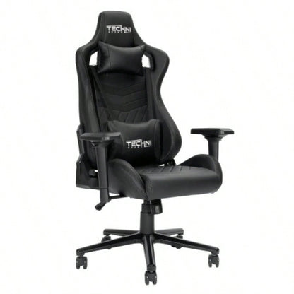 Techni Sport TS - 83 Ergonomic High Back Racer Style PC Gaming Chair, Black