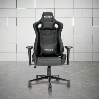 Techni Sport TS - 83 Ergonomic High Back Racer Style PC Gaming Chair, Black