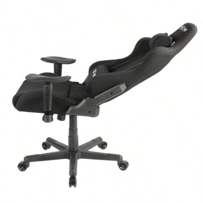 Techni Sport TS - F44 Fabric Ergonomic High Back Racer Style PC Gaming Chair, Black