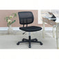 Elegant Design 1pc Office Chair Black Mesh Desk Chairs wheels Breathable Material Seats