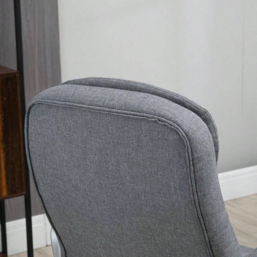 High Back Home Office Chair Executive Computer Chair with Adjustable Height, Upholstered Thick Padding Headrest and Armrest -
