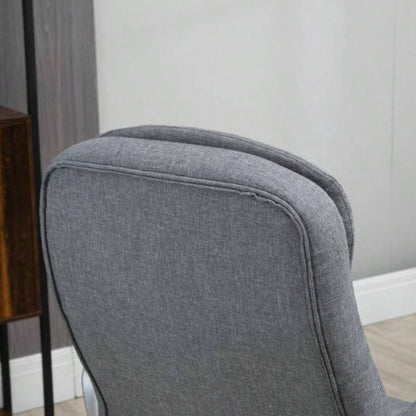High Back Home Office Chair Executive Computer Chair with Adjustable Height, Upholstered Thick Padding Headrest and Armrest -
