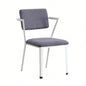 Cargo Gray Fabric White Office Chair