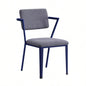Cargo Gray Fabric White Office Chair