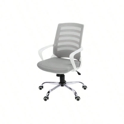 Office Chair, Adjustable Height, Swivel, Ergonomic, Armrests, Computer Desk, Work, Mesh, Metal, Contemporary, Modern