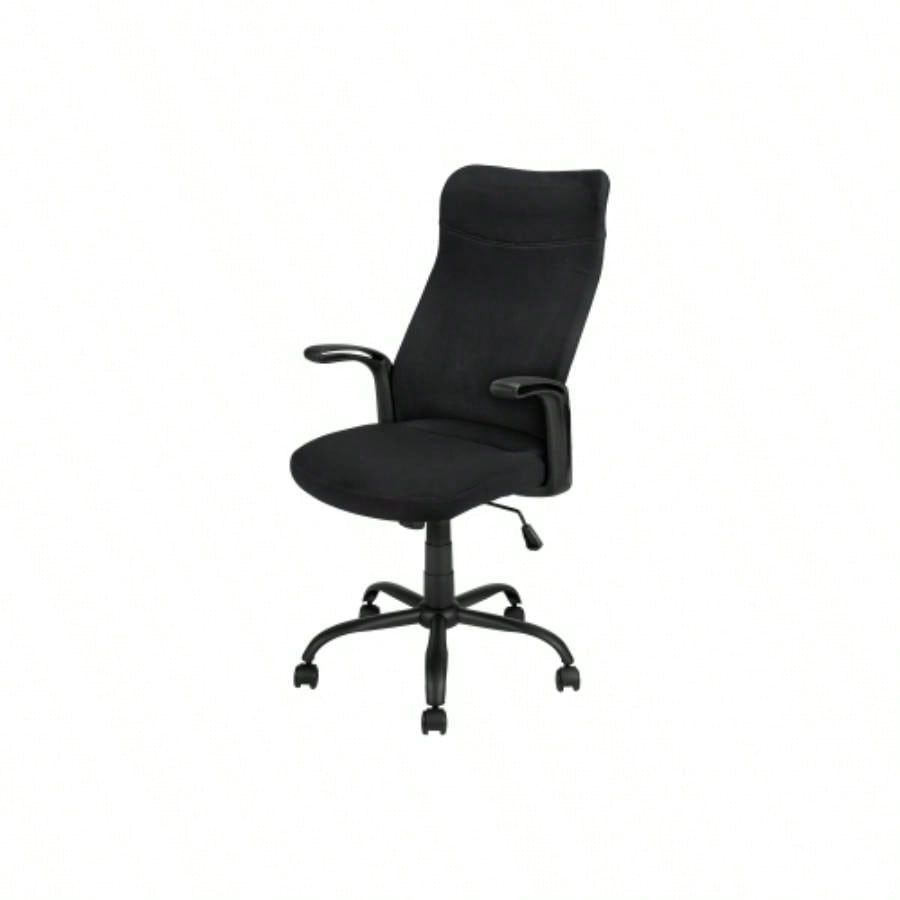 Office Chair, Adjustable Height, Swivel, Ergonomic, Armrests, Computer Desk, Work, Black Mesh, Black Metal, Contemporary, Modern