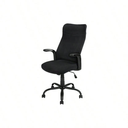 Office Chair, Adjustable Height, Swivel, Ergonomic, Armrests, Computer Desk, Work, Black Mesh, Black Metal, Contemporary, Modern